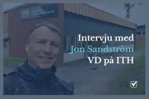 Lyft din hydraulikkunskap – intervju med Jon Sandström, VD på ITH
